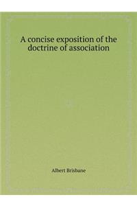 A Concise Exposition of the Doctrine of Association