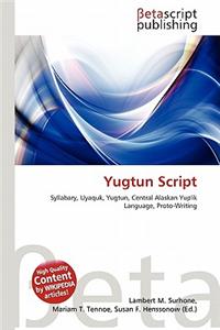 Yugtun Script