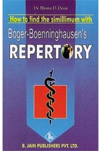 How to Find Simillimum with Boger's Repertory
