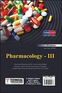Pharmacology III For B Pharmacy PCI-17 (VI- BP602T)