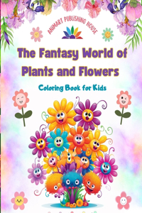 The Fantasy World of Plants and Flowers - Coloring Book for Kids - Funny Designs with Nature's Most Adorable Creatures