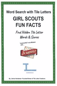 Girl Scouts Fun Facts Word Search with Tile Letters