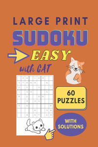 Sudoku Large Print Easy - Sudoku Puzzle Book