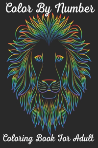 Color By Number Coloring Book For Adult
