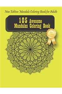 105 Awesome Mandalas Coloring Book