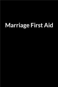 Marriage First Aid