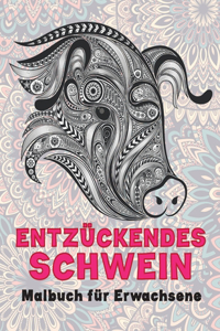 Entzückendes Schwein - Malbuch für Erwachsene