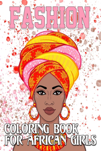 Fashion Coloring Book For African Girls