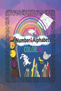 Numbers $ Alphabets Coloring
