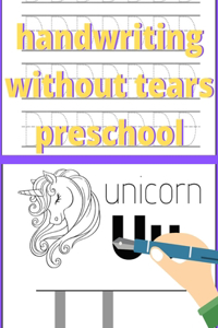 handwriting without tears preschool