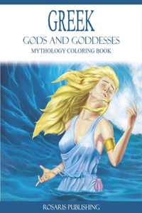 Greek Gods and Goddesses Mythology Coloring Book