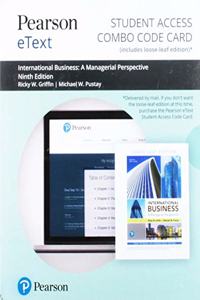 Pearson Etext for International Business