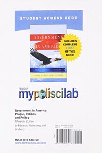 MyLab Political Science with Pearson eText -- Standalone Access Card -- for Government in America