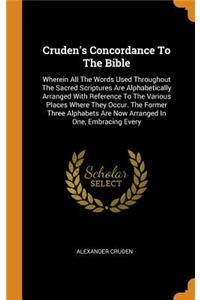 Cruden's Concordance to the Bible