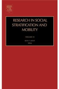 Research in Social Stratification and Mobility, 23
