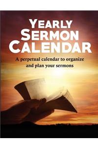 Yearly Sermon Calendar