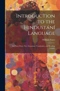 Introduction to the Hindustání Language