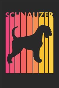Vintage Schnauzer Notebook - Gift for Schnauzer Lovers - Schnauzer Journal