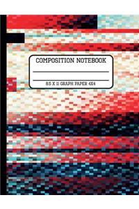Composition Notebook Graph Paper 4x4