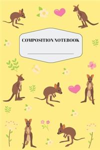 Joey Baby Kangaroo Composition Notebook