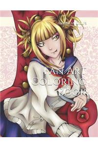 Fan Art Coloring Book