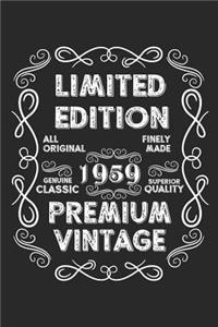 Limited Edition Premium Vintage 1959