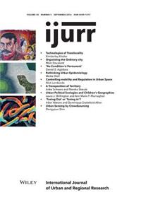 International Journal of Urban and Regional Research, Volume 40, Issue 5