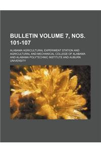 Bulletin Volume 7, Nos. 101-107