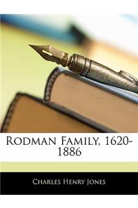 Rodman Family, 1620-1886