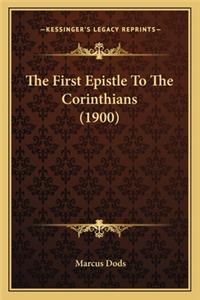 The First Epistle to the Corinthians (1900)