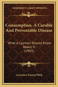 Consumption, a Curable and Preventable Disease