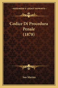 Codice Di Procedura Penale (1878)
