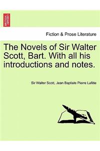 Novels of Sir Walter Scott, Bart. With all his introductions and notes. Vol. X.