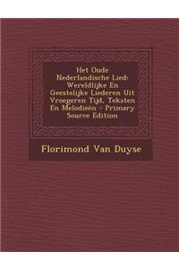Het Oude Nederlandische Lied