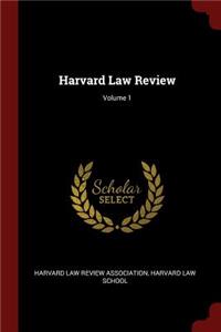 Harvard Law Review; Volume 1