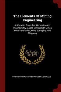 Elements Of Mining Engineering