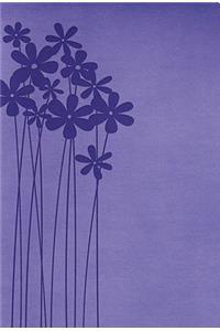 RVR 1960 Biblia Tamaño Personal, lilas en flor símil piel