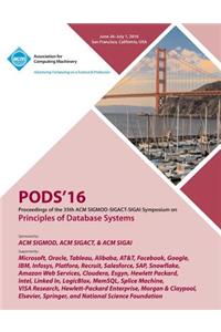 PODS 16 35th ACM SIGMOD-SIGACT-SIGAI Symposium on Principles of Database Systems