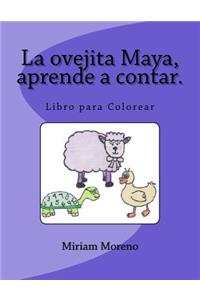 La ovejita Maya, aprende a contar.