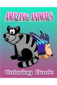 Amazing Animals Coloring Book