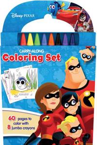 Disney Pixar Carry-along Coloring Set