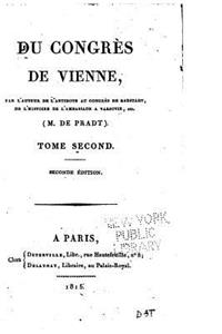 Du Congrès de Vienne - Tome II