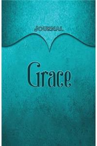 Grace Journal: Aqua 5.5x8.5 240 Page Lined Journal Notebook Diary (Volume 1)