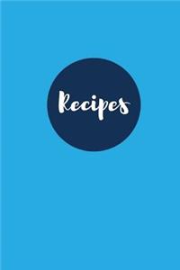 Recipes (Blank Cookbook)