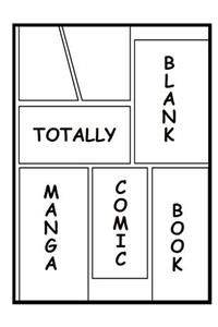 Totally blank manga comic book