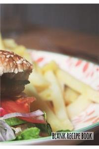 Blank Recipe Book - Vegan Burger (Cover)