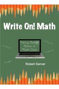 Write On! Math