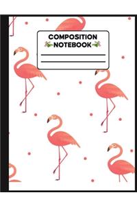 Pink Flamingo Composition Notebook