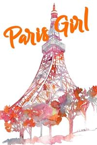 Paris Girl Travel Notebook Journal