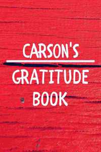 Carson's Gratitude Journal